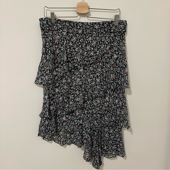 Isabel Marant Etoile Floral Jeezon Tiered Midi Skirt size 36 (fits small/med) - Picture 5 of 9